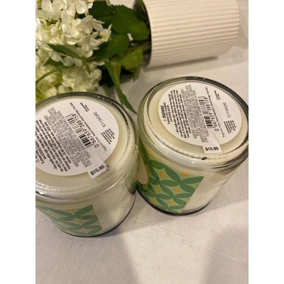 Bath &  Body Works “Island Margarita” 2 New Single Wick Candles - Picture 6 of 6